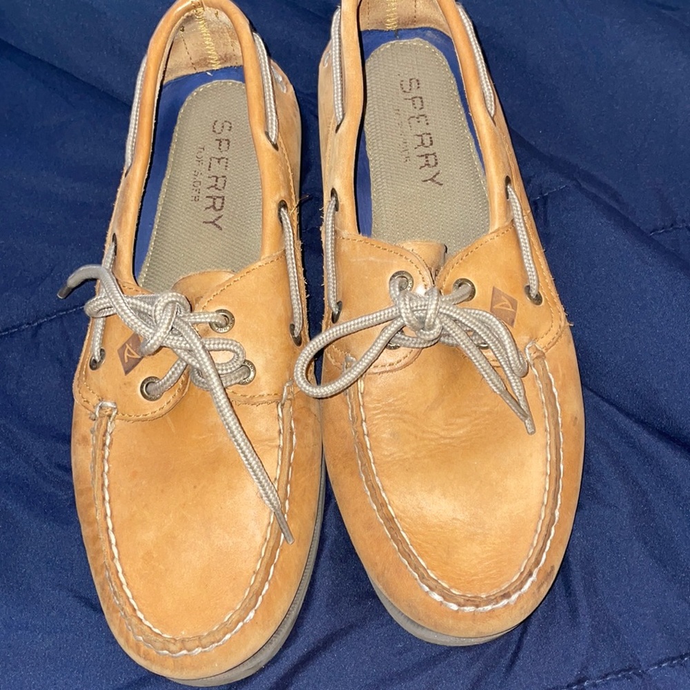 Mens Tan Sperry Topsiders